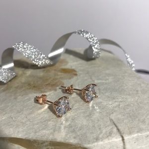 Cushion Cut Swarovski Crystal elements Studs